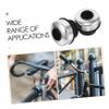 Rotating Bicycle Bells, 2-Piece Set, Steel and Plastic, Silver view 3