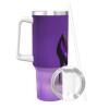Elegant Purple High Heels with Lipstick 1,134 g Ice Bully Tumbler with Handle and Straw view 2