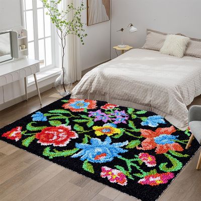 Tehocwiz 140 x 180 cm Latch Hook Rug Kit for Adults and Beginners