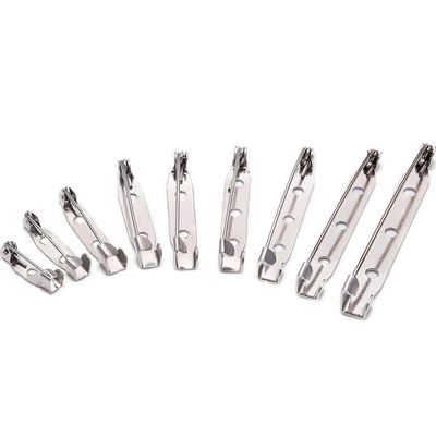 Blausky 50-Pack Silver Safety Pins with Holes, 30 mm