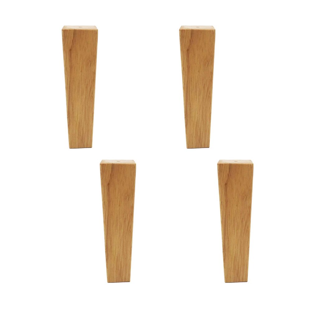 Oak Furniture Legs, 4-Pack, 15 cm