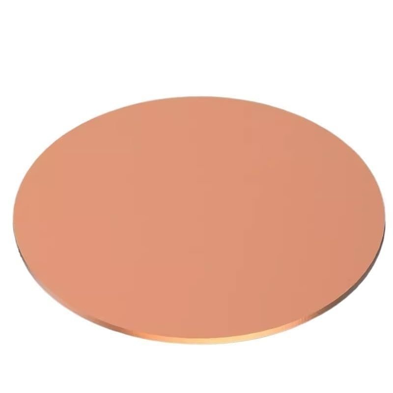 1PC T2 Pure Copper Disc, 10–300 mm Diameter, 0.3–1.6 mm Thick (1.5 × 110 mm)