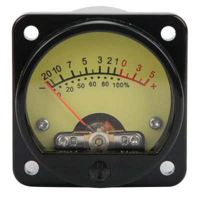 VU Meter Head with Backlight for Power Amplifiers (TS-45-Y DC500UA)