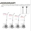 XUCAJING Oxygen Cylinder Stand and Cart for One Bottle, Small Size, Aluminum Alloy view 3