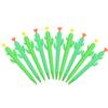 Operitacx Cactus-Shaped Student Mechanical Pencils, 10 Pack, Plastic, Green view 1