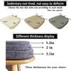 VEAI Chair Cushion 40×38/43×40 cm, 3/5/8 cm Thick, Removable Cover, Color 14, 43×40×35×3 cm view 4