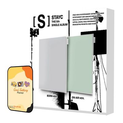 STAYC Album – S BORN + ON AIR, 2 Standard Versions, Full Album Set with Pre-Order Benefits and BolsVos-Exclusive K-Pop Giveaways Package
