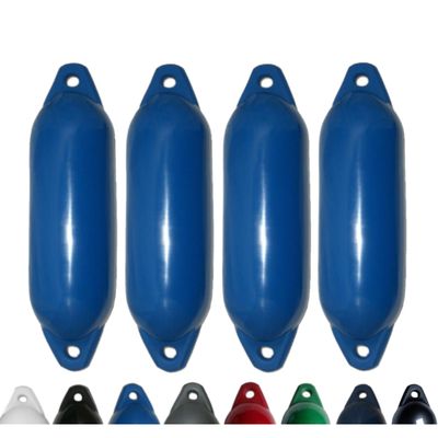 12skipper Boat Fender 4-Piece Set Majoni Fender Star 15, Blue, 45 x 12 cm