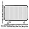 Privacy Partitions, Iron-Frame Glass Restaurant Divider view 2