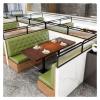 Privacy Partitions, Iron-Frame Glass Restaurant Divider view 3