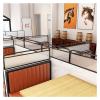 Privacy Partitions, Iron-Frame Glass Restaurant Divider view 4