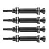 GTVNPOA RC Accessories for Traxxas Mini E-Revo, Mini Summit and Mini Slash 4WD 1/16, 4-Piece Hardened Steel Front and Rear Driveshafts 7151 view 1