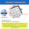 Customizable Invisible Septic Tank Cover, Heavy-Duty Square Manhole Cover and Frame for Driveways and Schools, Universal Stainless Steel Wastewater Tank Cover (51 x 51 x view 3