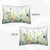 2-Pack 20 x 28 in Outdoor Pillow Covers, Waterproof Floral Decorative Cushion Covers view 4
