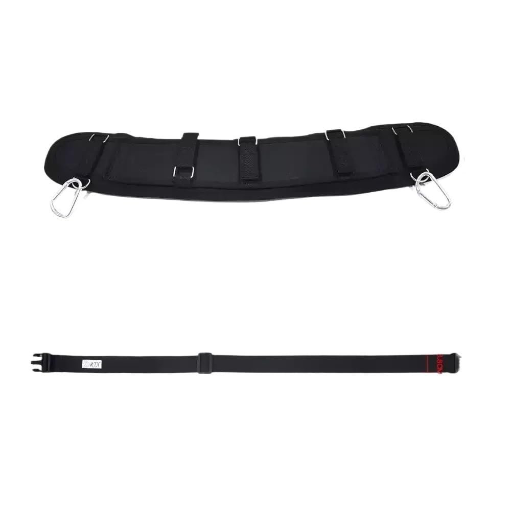 MOVDARL Professional Tool Belt with Widened Waist Support, Hip Belt and Tool Pouches for Electricians and Carpenters