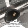 THYXGS Stainless Steel Garden Hose Reel, Wall-Mountable and Portable, Holds Up to 229 ft of 1/2-Inch Hose view 3