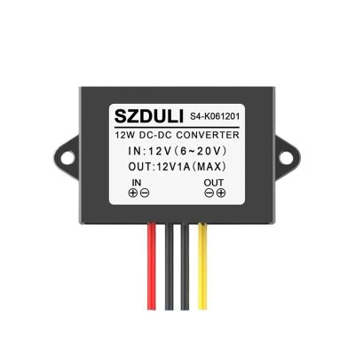 RFXOGTYFZ 6–20 V to 12 V 1 A DC Converter, Automatic Voltage Regulator for Vehicles (6–20 V to 12 V 1 A S4)