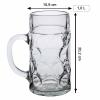 LUXENTU Beer Stein with Engraving, Legend for 80 Years, 1.0 L view 4