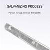 GZHERVICES 1/4 Pair Galvanized V-Shaped Barbed Wire Brackets with Screws (1 Pair) view 3