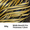 Ayuduots 500 g Flat Rattan Strips, Synthetic Wicker Repair Material for Storage Baskets view 2