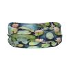 Black Lily Pad Print Stretch Athletic Sweatband for Men and Women view 2