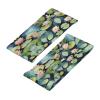 Black Lily Pad Print Stretch Athletic Sweatband for Men and Women view 3