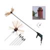 8 m Stove Pipe Brush and Chimney Cleaning Set with 8 Rods, Nylon Brush view 1