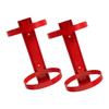 Fire Extinguisher Wall Brackets, 2-Pack, Iron, Red view 1