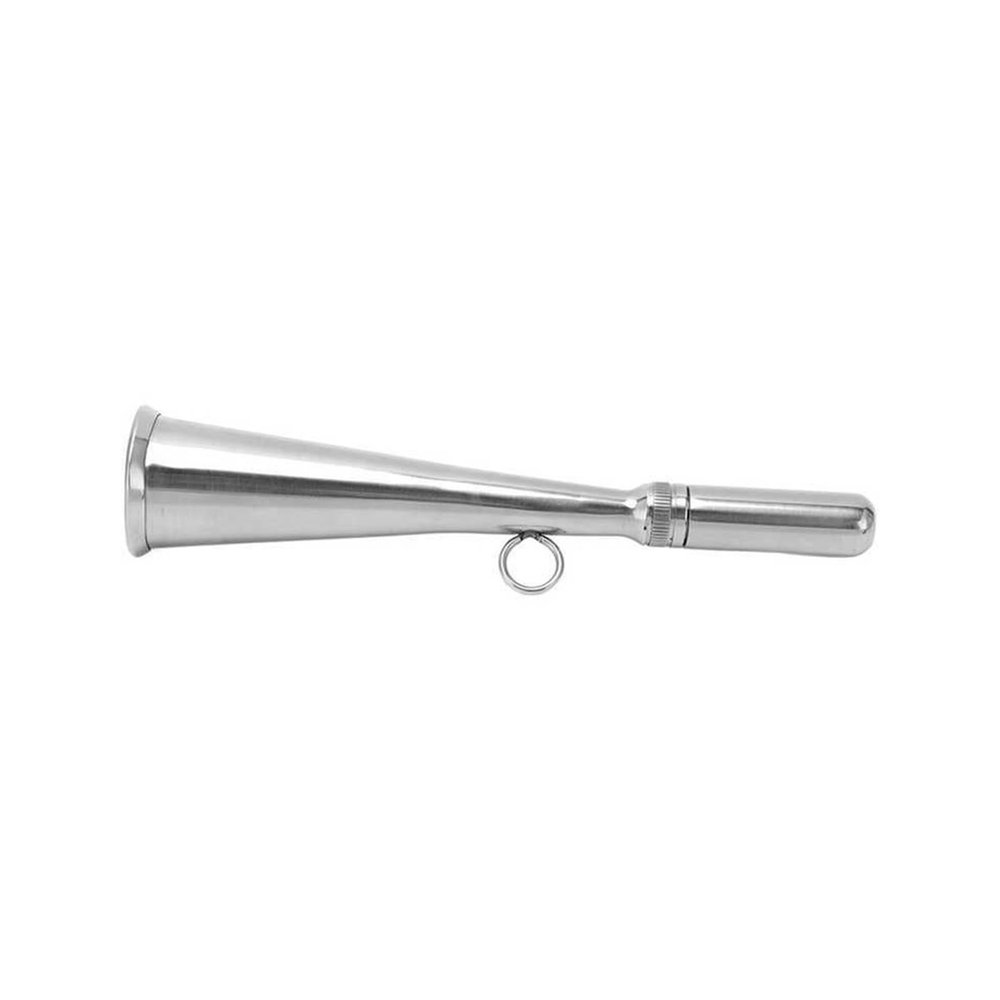 Marine Handheld Fog Horn, Stainless Steel, Removable Mouthpiece