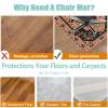 100 x 140 cm Chair Mat for Hard Floors and Carpet view 4