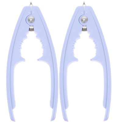 ABOOFAN Non-Slip Plastic Shell Opener Tongs, 2-Piece Set