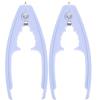 ABOOFAN Non-Slip Plastic Shell Opener Tongs, 2-Piece Set view 1