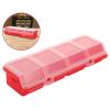jojofuny 2-Piece Small Plastic Organizer Box with Compartments view 3