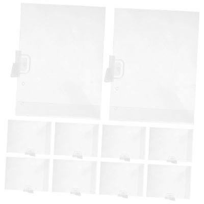 10-Pack PVC Label Holders for Supermarket Price Tags