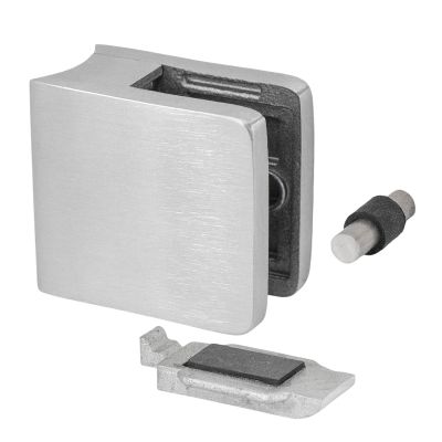 PRIOstahl Glass Clamp, 45 x 45 x 28 mm, for 12 mm Glass