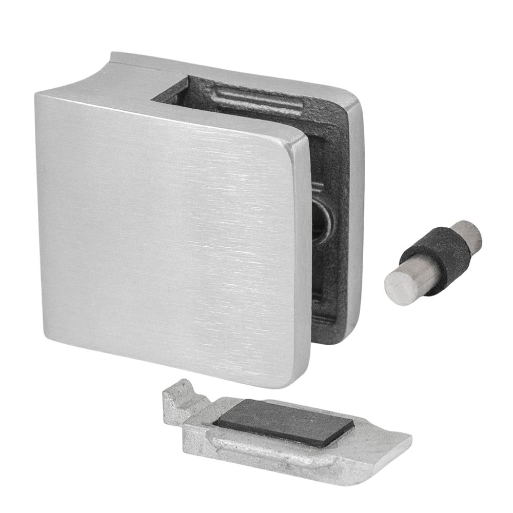 PRIOstahl Glass Clamp, 45 x 45 x 28 mm, for 12 mm Glass