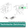 PRIOstahl Glass Clamp, 45 x 45 x 28 mm, for 12 mm Glass view 4