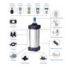 Standard Cylinder SC32/40/50/63 mm, 25–1000 mm Stroke, Double-Acting Pneumatic Piston (400 mm Stroke, SC50 Magnetic) view 4