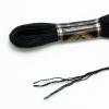 14 Black Embroidery Floss Skeins with 14 Bobbins view 2
