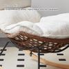 Outdoor Rocking Chair for Patio, Khaki view 3