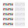 Tofficu 10-Sheet Colorful A–Z Sticky Alphabet Tabs, 26-Letter Self-Adhesive Index Tabs view 1