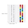 Tofficu 10-Sheet Colorful A–Z Sticky Alphabet Tabs, 26-Letter Self-Adhesive Index Tabs view 2