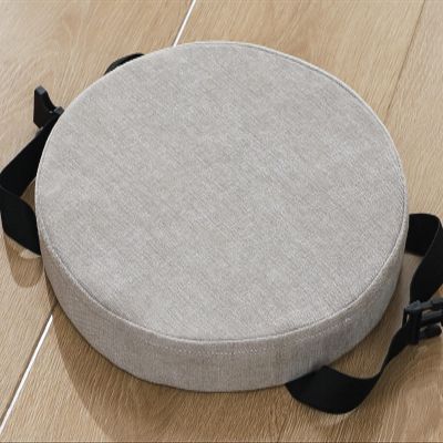 YSPZDQ Round Chair Cushion with Adjustable Straps, Non-Slip, Breathable, Washable Cover with Zipper