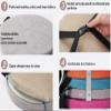 YSPZDQ Round Chair Cushion with Adjustable Straps, Non-Slip, Breathable, Washable Cover with Zipper view 2