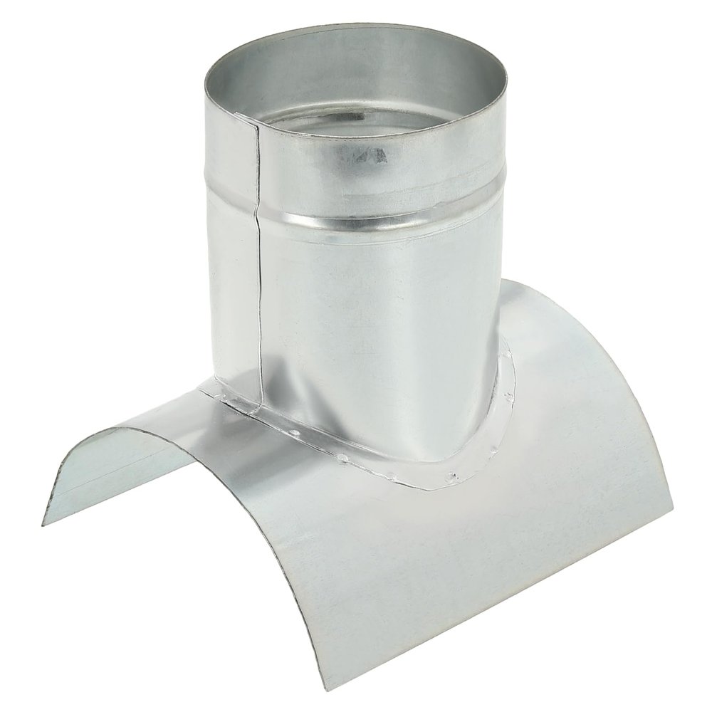PATIKIL 90-Degree Air Duct Saddle Branch, 5" Duct to 4" Outlet, Round Duct Splitter for Exhaust Fans, Dryers, and HVAC Systems