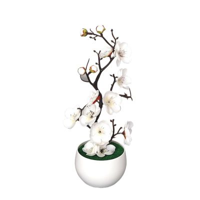 Artificial Bonsai Tree, 30 cm, White