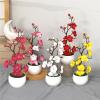 Artificial Bonsai Tree, 30 cm, White view 4