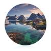 Kitchen Cutting Board with Norway Islands Print view 1