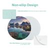 Kitchen Cutting Board with Norway Islands Print view 3