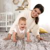 Cekene Abstract Area Rug, 160 x 230 cm, Washable, Non-Slip, Low-Pile, Taupe view 2